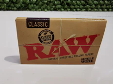 Raw Natural Papers Single Wide Papers