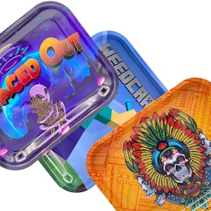 The Smoke and Leaf - Large Rolling Tray