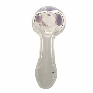 Bob HQ - 3" Blue Frit Mouthpiece w/Dotted Head Peanut