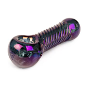 BLUE METALLIC 4.5" TERMINATOR TWISTER HAND PIPE