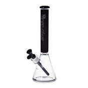 Bong- Hoss Glass 14" Beaker Black