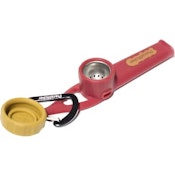 Pipe- Piecemaker- Karma Go! w/ Carabiner - Klay Kanyon Red