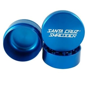 Santa Cruz Shredder - Grinder- Santa Cruz Shredder 2.2" Blue 3-Piece Medium