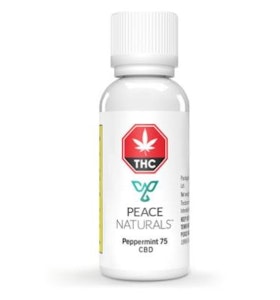Peace Naturals - 25ML - PEPPERMINT 75 CBD OIL