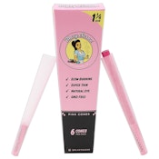 Blazy Susan - 1 1/4" Pre-Rolled Pink Cones by Blazy Susan - 6 Pack Cones