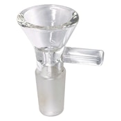Glass Bowl w/ Handle - 14mm Clear Glass