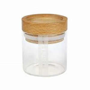 Humble and Fume - STASH JAR- CLEAR BEECH TRAY LID