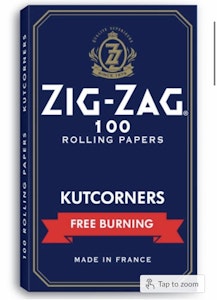 One whole sale - Zig Zag Free burning Blue Papers Kutcorners 