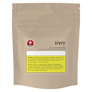 Divvy - Divvy California Orange 1.0 g Prefilled Vape Cartridge