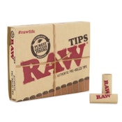 RAW Tips Pre-Rolled Unbleached
