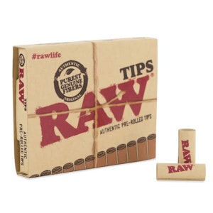 RAW - RAW Tips Pre-Rolled Unbleached