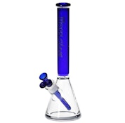 Bong- Hoss Glass 14" Beaker Blue