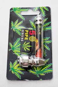 Buds Cannabis Store Guelph - 3" Metal Hash Pipe w/ Screens