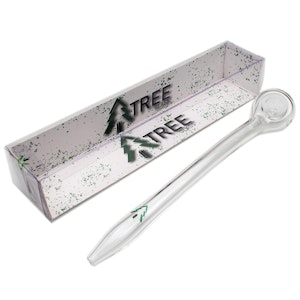 MAQ DIST - Tree Glass 9" Gandalf Glass Pipe - Clear