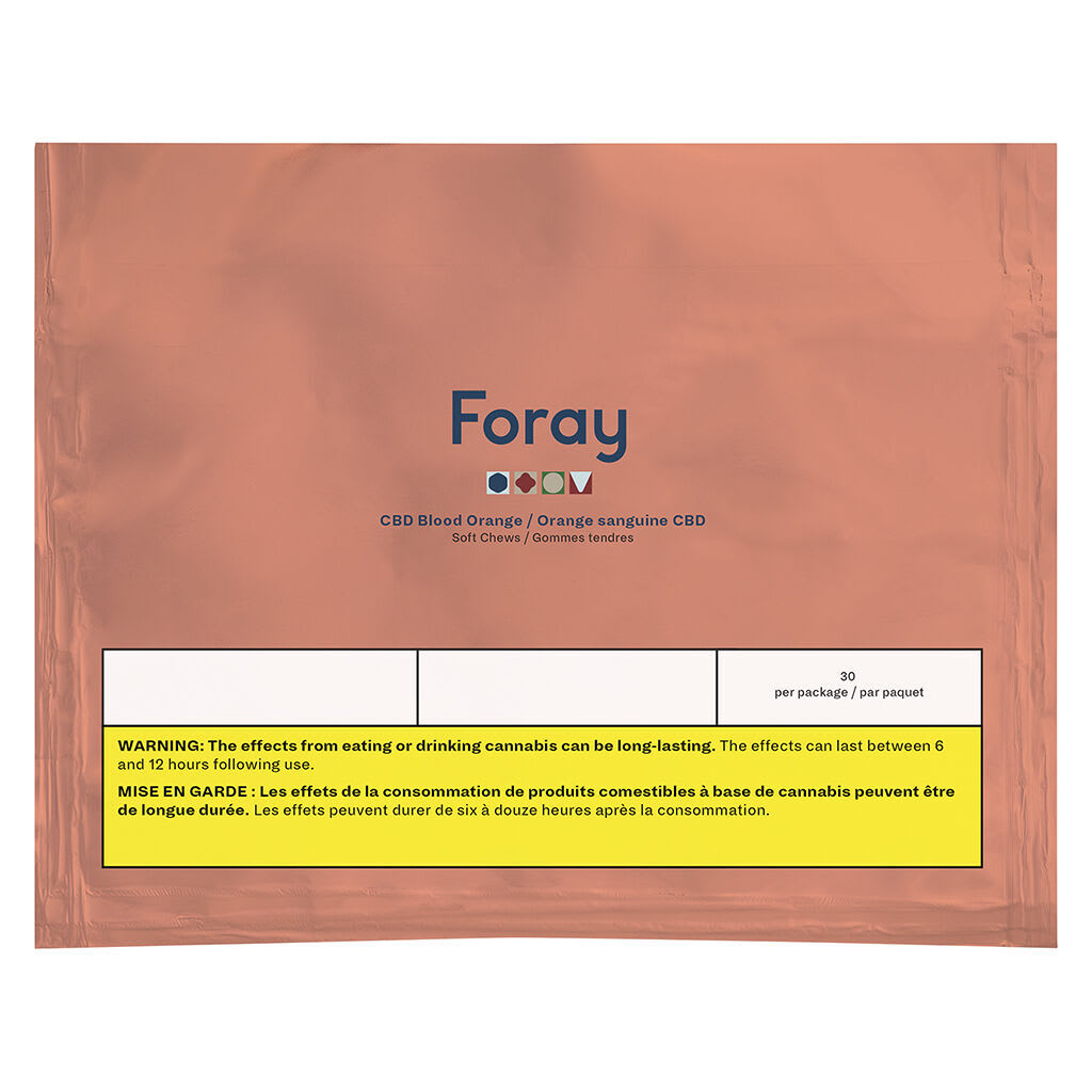 Edi's CBD Blood Orange Soft Chews - 30 Pack