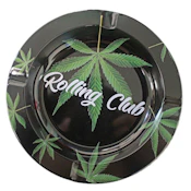 Rolling Club Metal Ashtray - Leaves