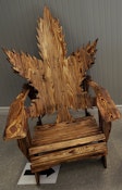 Wooden Carved Chair - Chair Solo