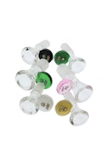 NG Thick Cone V Bowl/Colored Stopper 14mm Assorted Colors