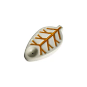 Oak and Earth - Leaf Pipe Ivory White