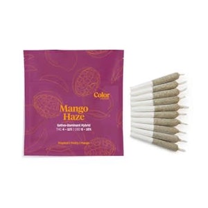 Color Cannabis - MANGO HAZE PRE-ROLLS - 3.5