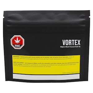 Vortex Cannabis Inc - AFGHAN BLACK PRESSED HASH - 2