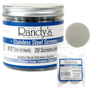 MAQ Distributors - Randy's Screens Medium 20 Pack .75"