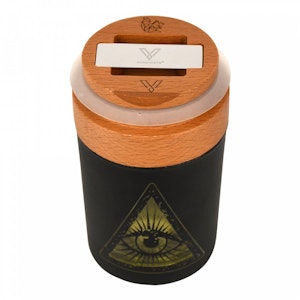 V-Syndicate - Glass Jar - V Syndicate - Illuminati Smart Stash Jar - Medium