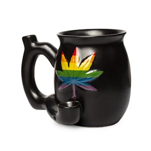 West Coast Gifts - Rainbow Leaf Mug Pipe