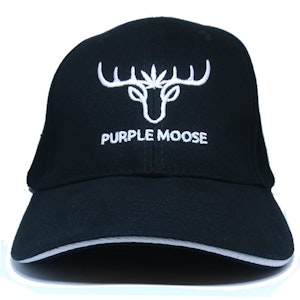 Purple Moose  - Purple Moose Ball Cap Black