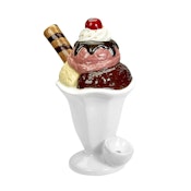 Ceramic Ice Cream Sunday Pipe