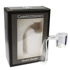  CannAccessories - Quartz 14mm Male 90 Degree Banger - Cannaccessories