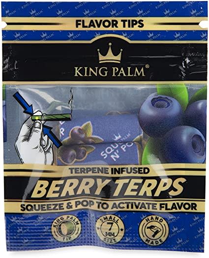 King Palm Berry Terp Tips Filters | 2-Pack