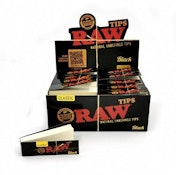 RAW Black Unrefined Natural Tips