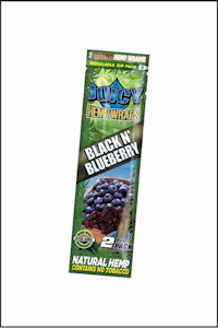 Humble and Fume - JUICY JAYS HEMP WRAPS 2pk- Black and Berry