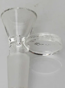 One whole sale - Clear glass bowl with round handle