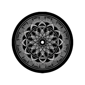 Humble & Fume - 5" Black Lotus Dab Mat by DabPadz - Black Lotus