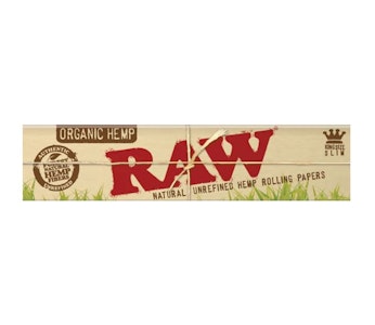RAW - RAW Organic Hemp Papers King Size Slim