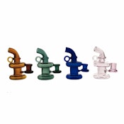 Mini Dab Rig Shaped Carb Caps - Assorted Colors
