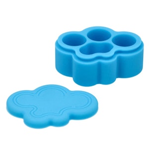 Accessory Distributor - Silicone Cloud Quad Compartment Container