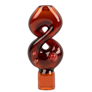 West Coast Gifts  - RED EYE - 3.25" Pretzel One-Hitter - Amber