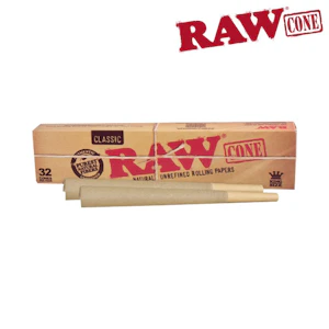 RAW - Raw Classic Pre-Rolled King Size Cones 32-Pack
