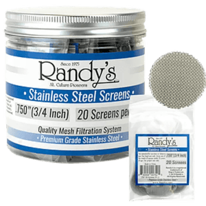 Randy's - Randy's Stainless Steel Screens - 0.750" (3/4")