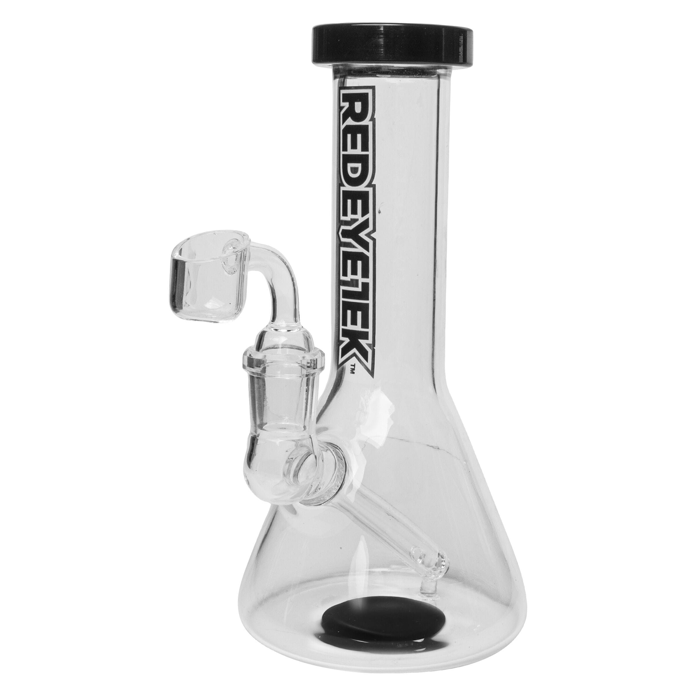 8" BLACK CONCENTRATE BEAKER W/MOUTHPC & QRTZ BGER - 1