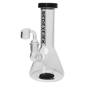 8" BLACK CONCENTRATE BEAKER W/MOUTHPC & QRTZ BGER - 1