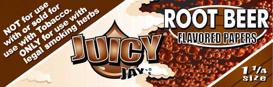 Juicy Jay's - Root Beer 1 /1/4" Rolling Papers