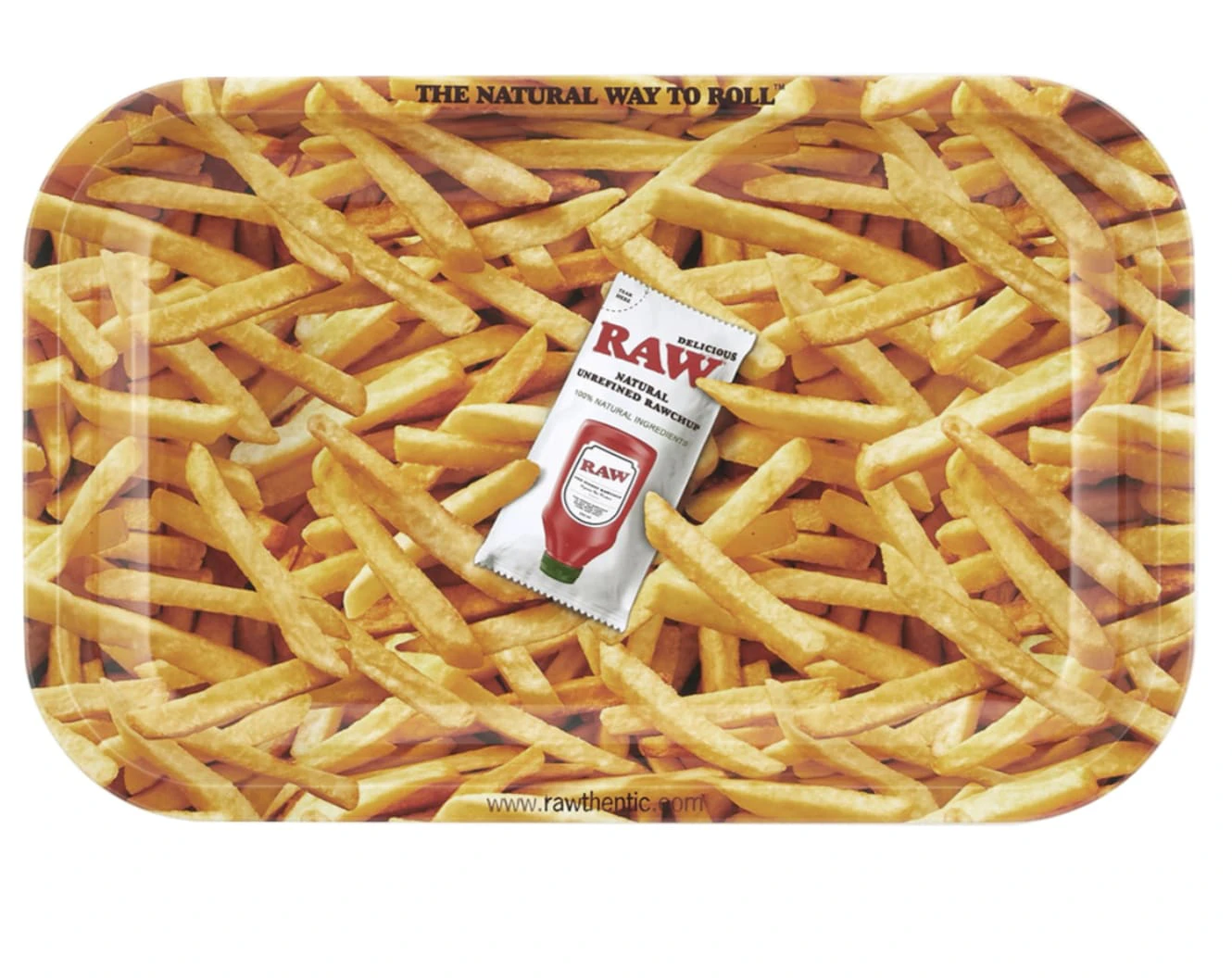 ONE WHOLESALE - Raw Metal Rolling Trays - Large - French Fries Main Image