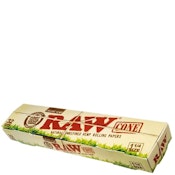 RAW Organic Hemp 1 1/4 Pre-rolled Single Pack Cones | 32ct
