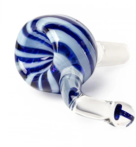 West coast.Gifts - Red Eye Glass Blue & Purple 14mm Glass-On-Glass Carrera Pull-Out