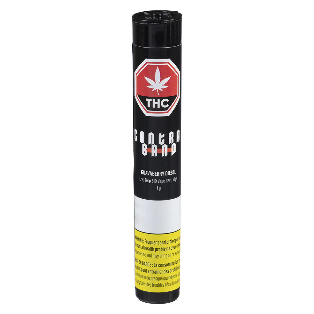 CONTRABAND - Guavaberry Diesel Live Terp 510 Thread Cartridge 1g 510 Thread Cartridges Main Image