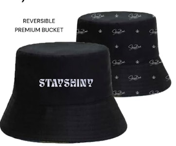 SNYB - SHINYBUD - STAYSHINY Reversible Bucket Hat - Black Reversible